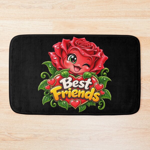 Item preview, Best Friends Rose – Cute Kawaii Rose Flower Friendship designed and sold by aventi24.