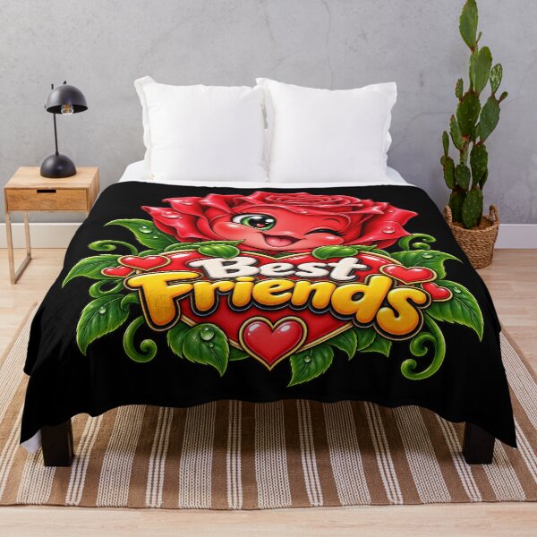 Item preview, Best Friends Rose – Cute Kawaii Rose Flower Friendship designed and sold by aventi24.