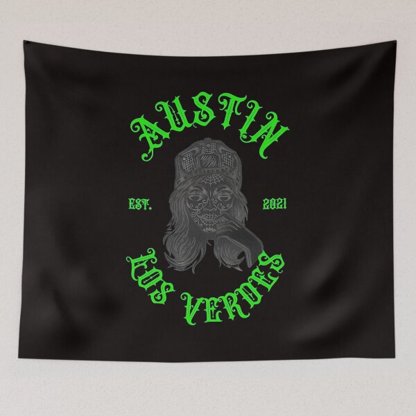 Item preview, Austin Los Verdes Calavera Crest Est 2021 designed and sold by mac-lux.