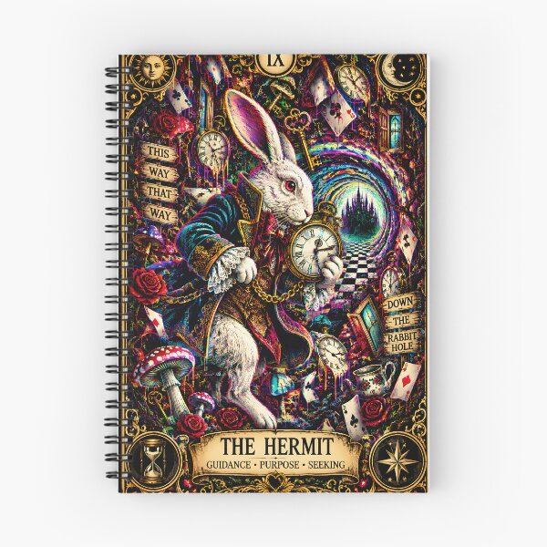 Item preview, The Hermit Tarot Card | Following the White Rabbit designed and sold by LollipopPrints.