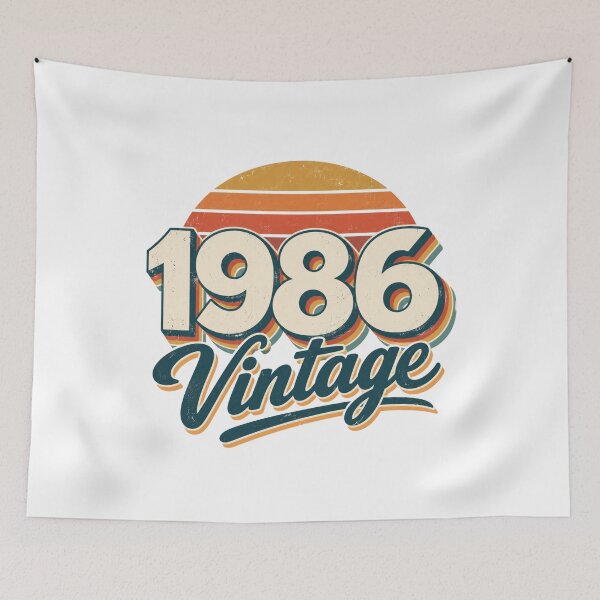 Item preview, 1986 Vintage - 40th Birthday designed and sold by CampAndCoast.