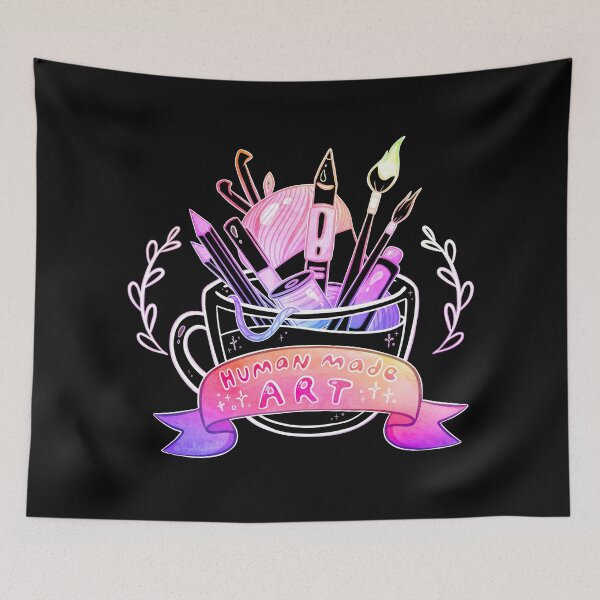 Item preview, Human Made Art Teacup designed and sold by heysoleilart.