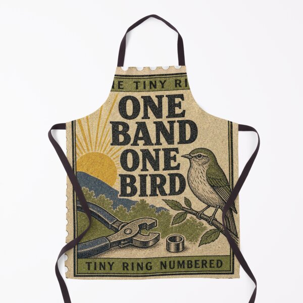 Item preview, One Band One Bird Bird Ringing Leg Band Banding Stamp designed and sold by BoosterShop.