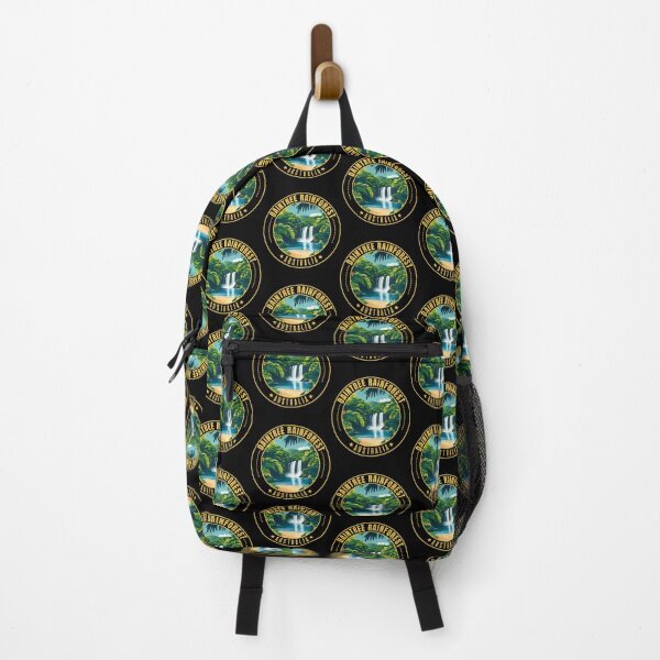 Item preview, Daintree Rainforest In Queensland Australia Retro Travel Art Emblem designed and sold by GarworkzDesign.