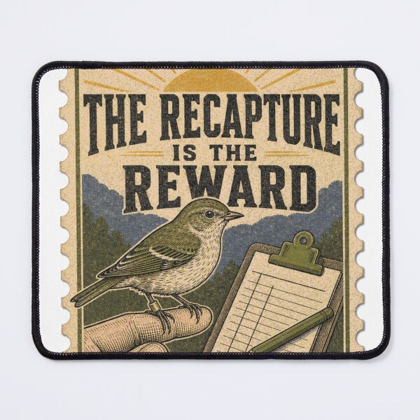 Item preview, The Recapture Is The Reward Bird Banding Return Visitor Stamp designed and sold by BoosterShop.