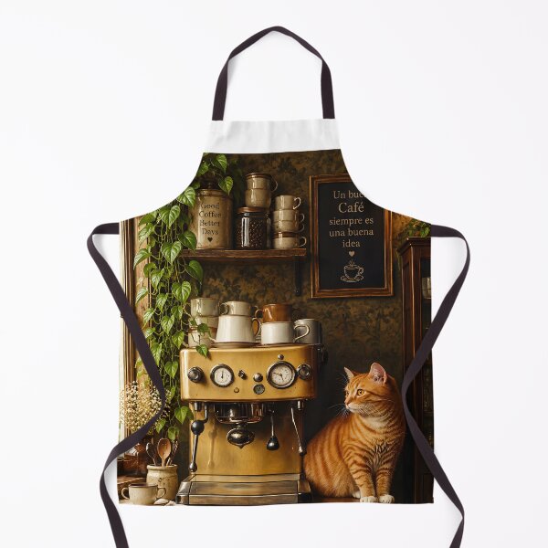Item preview, Ginger Cat Cozy Cafe Corner designed and sold by Purrista Studio.