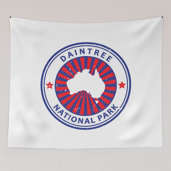 Artikelvorschau, Daintree-Nationalpark, Australien, Ländersymbol entworfen und verkauft von GarworkzDesign.