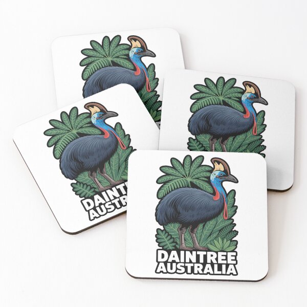 Item preview, Daintree Australia Cassowary Wildlife Sticker designed and sold by GarworkzDesign.
