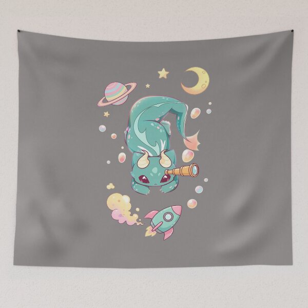 Item preview, Cute Sea Dragon Spirit Chibi Kawaii Vibes-82 designed and sold by KaterynaDudche.