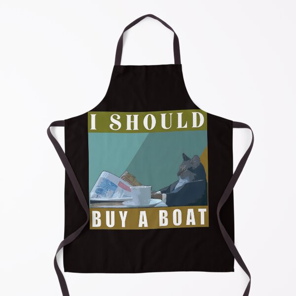 Item preview, I Should Buy A Boat Thinking Feline  designed and sold by ASTRAXO.