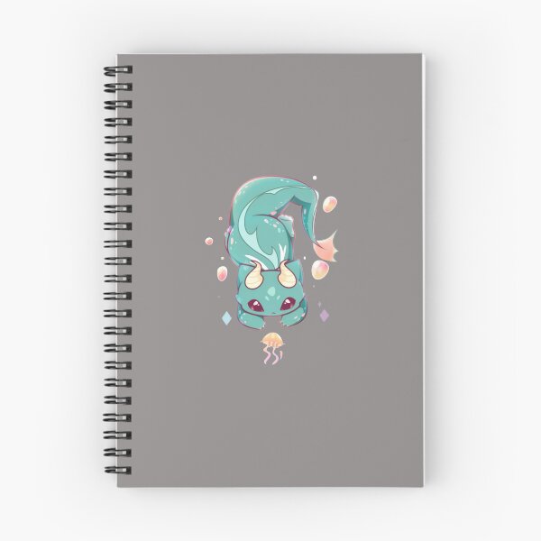 Item preview, Cute Teal Sea Dragon Kitty Floating Design-35 designed and sold by KaterynaDudche.