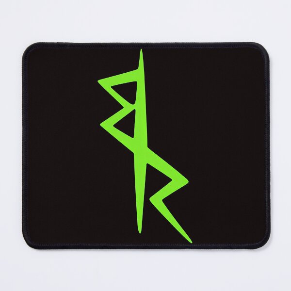 Item preview, Electric Green Abstract Symbol On Black designed and sold by ASTRAXO.