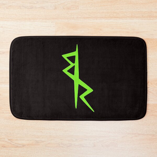 Item preview, Electric Green Abstract Symbol On Black designed and sold by ASTRAXO.
