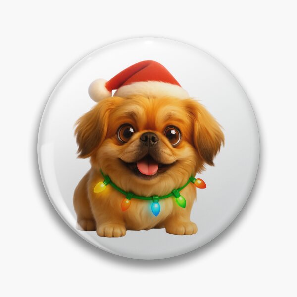 Item preview, Pekingese Dog Christmas Cheer designed and sold by Sillytoe.
