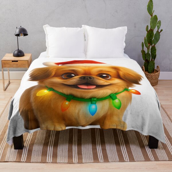 Item preview, Pekingese Dog Christmas Cheer designed and sold by Sillytoe.