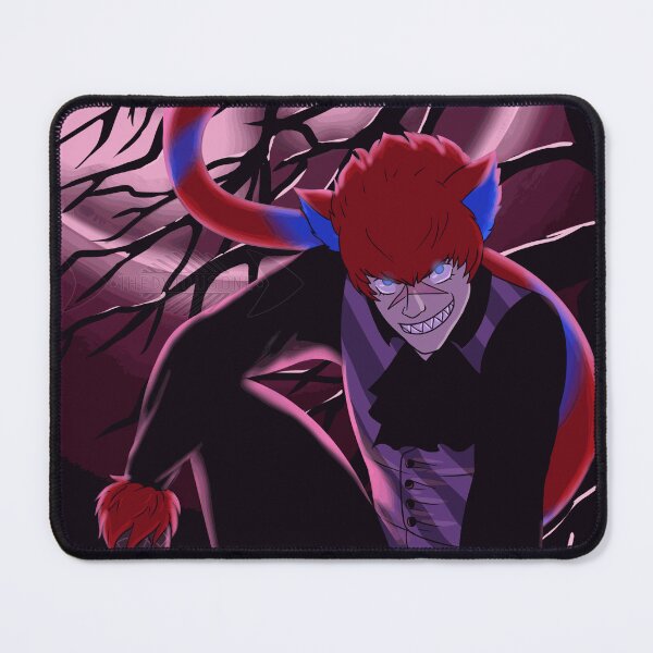 Item preview, Red Haired Demon With Shadow Tentacles designed and sold by TilmaRehfeld.