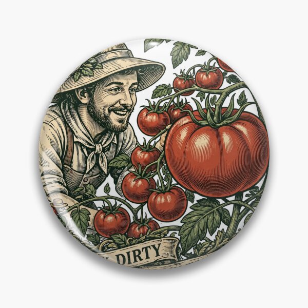 Item preview, Talk Dirty to My Tomatoes Funny Gardener Shirt designed and sold by Hearth & Hue.