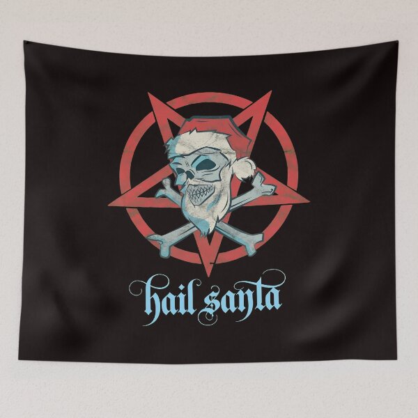 Item preview, Gothic Santa Skull Pentagram  designed and sold by ASTRAXO.