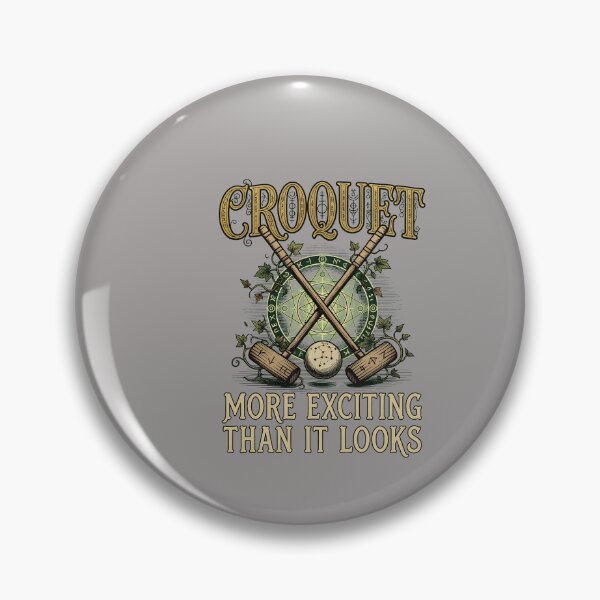 Item preview, Croquet More Exciting Than It Looks T-Shirt-59 designed and sold by PaulinaSchwan.