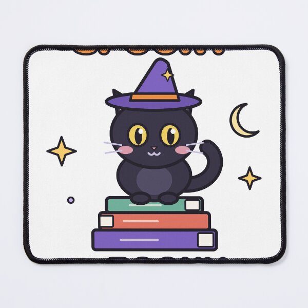 Item preview, Spooky & Booky - Cute Black Cat Witch Book Lover designed and sold by GmD08.