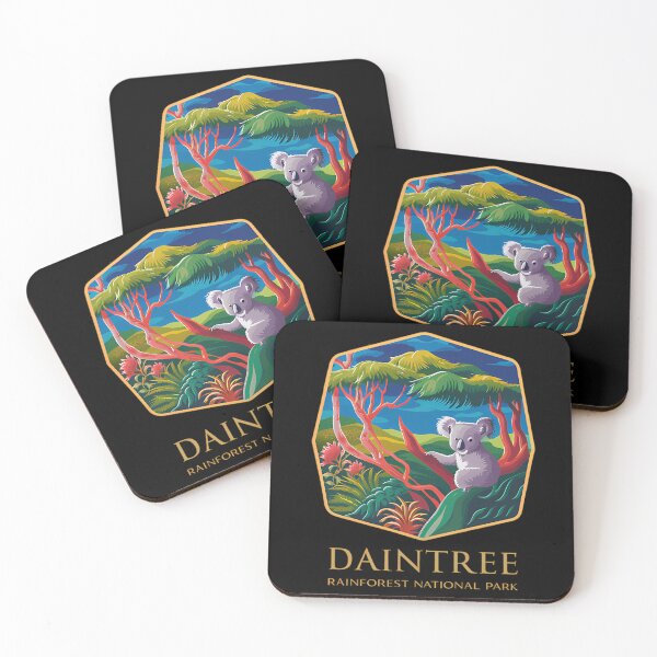 Item preview, Daintree Rainforest National Park logo emblem #2 designed and sold by GarworkzDesign.