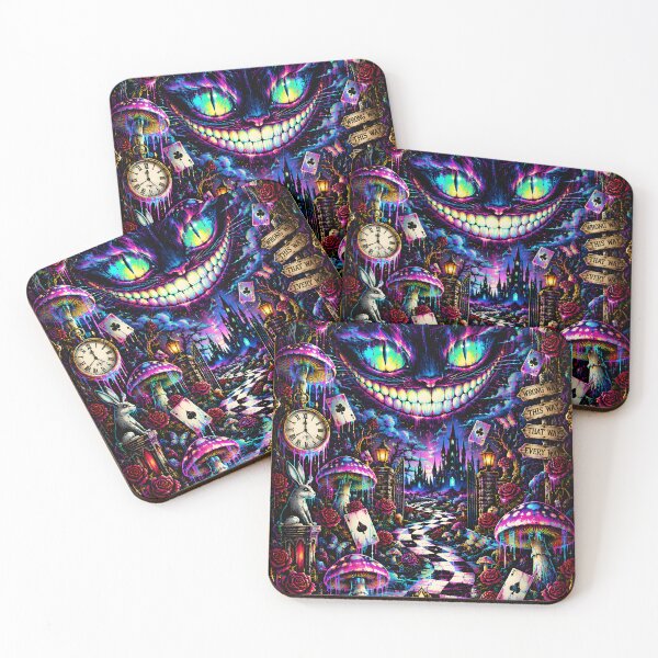 Item preview, The Moon Tarot Card | Cheshire Cat Illusions designed and sold by LollipopPrints.