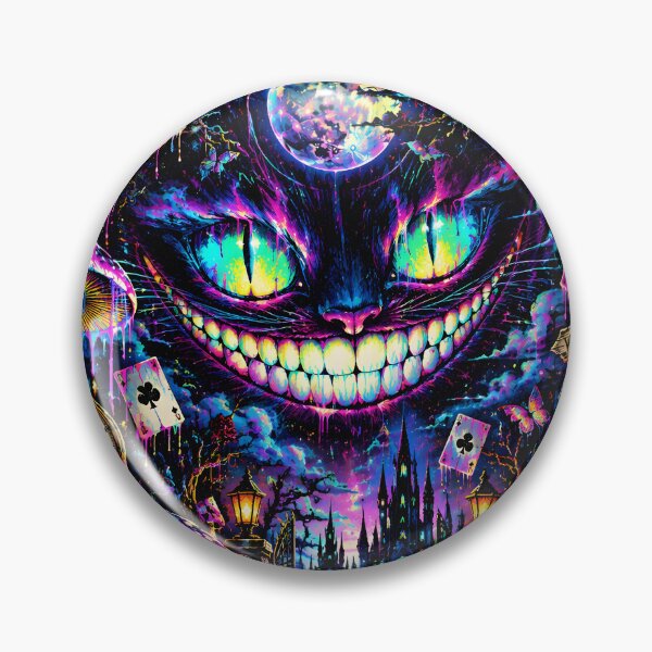 Item preview, The Moon Tarot Card | Cheshire Cat Illusions designed and sold by LollipopPrints.