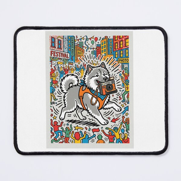 Item preview, Keeshond Street Photographer designed and sold by PictoVibe.
