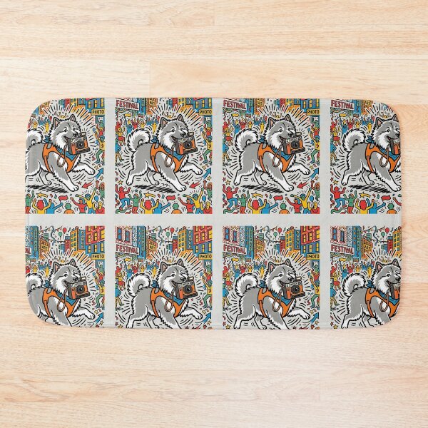 Item preview, Keeshond Street Photographer designed and sold by PictoVibe.