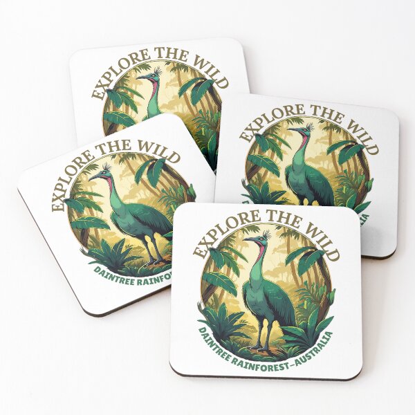 Item preview, Explore The Wild  Daintree Rainforest Cassowary Bird Design designed and sold by GarworkzDesign.