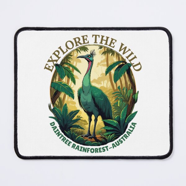 Item preview, Explore The Wild Daintree Rainforest Cassowary Bird Design designed and sold by GarworkzDesign.