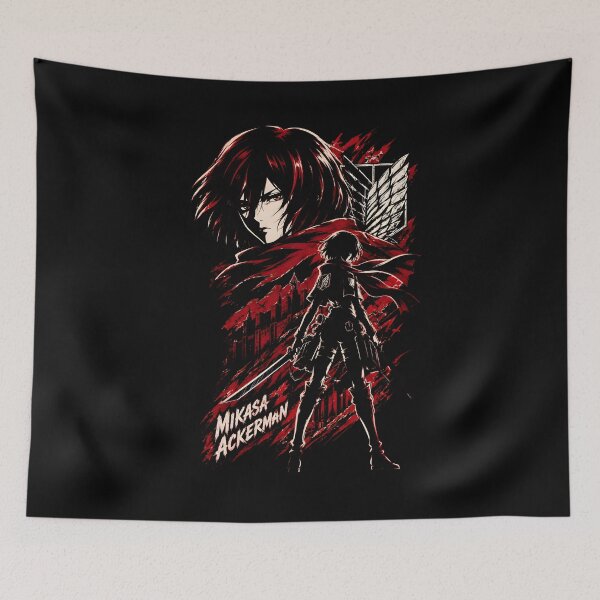 Item preview, Ataque a los Titanes - Mikasa Ackerman designed and sold by LotteGronkjaer.