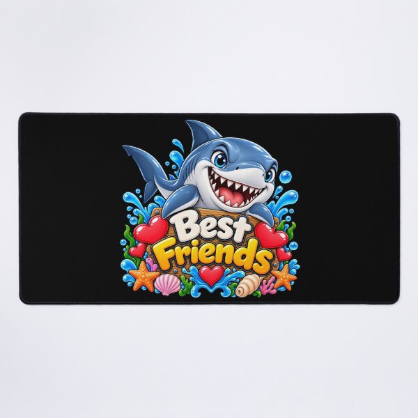 Item preview, Best Friends Shark – Cute Kawaii Shark Ocean Friendship designed and sold by aventi24.