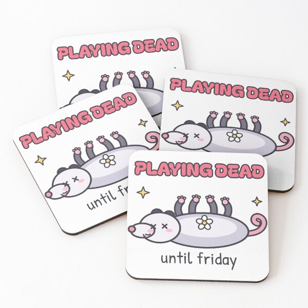 Item preview, Playing Dead Until Friday - Funny Possum designed and sold by GmD08.