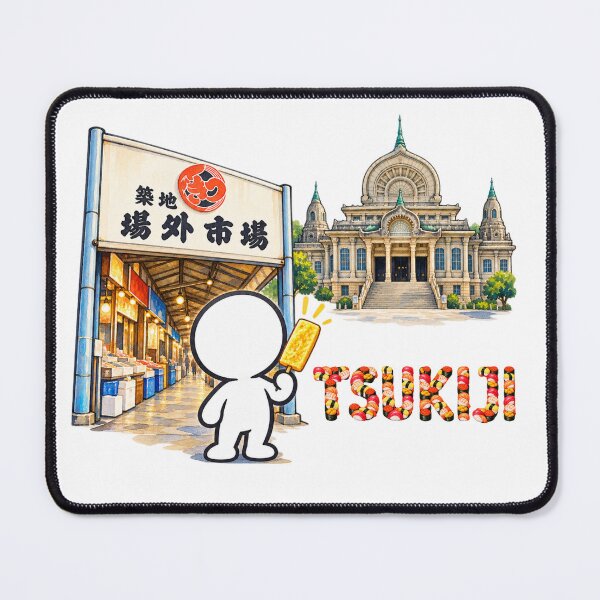 Item preview, Tsukiji Outer Market & Hongwanji Temple - Tokyo Food Tour Pictogram designed and sold by japan-picto.