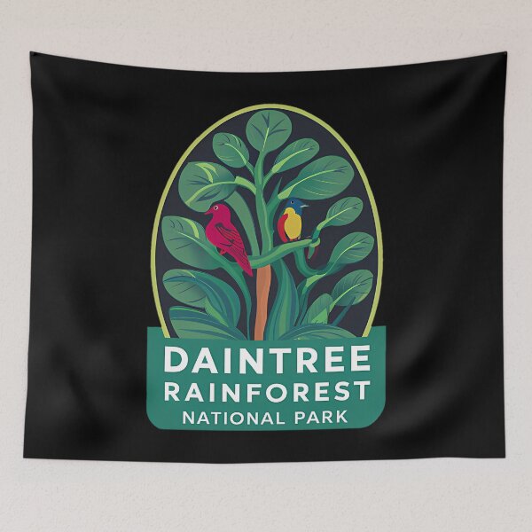 Artikelvorschau, Logo Emblem des Daintree-Regenwald-Nationalparks entworfen und verkauft von GarworkzDesign.
