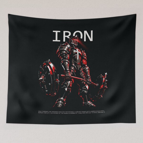 Item preview, Gothic Powerlifting Deadlift - Heavy Iron Dark Fantasy Gym designed and sold by Ilustrera.