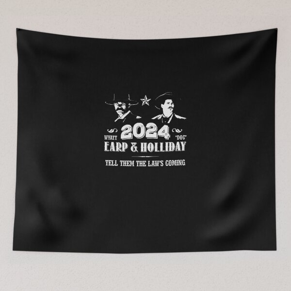 Item preview, Wyatt-Earp-And-Doc-Holliday-2024---Tombstone-T-Shirt designed and sold by batlisbpbarill.