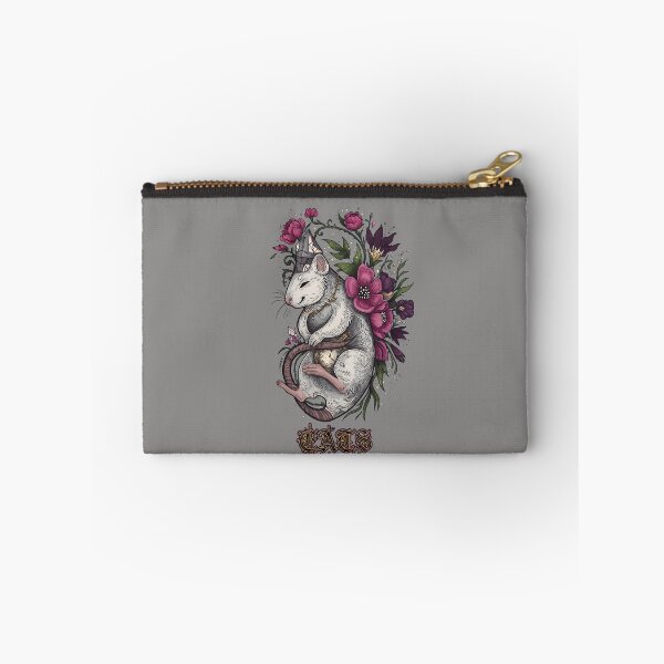 Item preview, Crowned Rat With Pink Blooms Illustration-40 designed and sold by DominiqueBod.