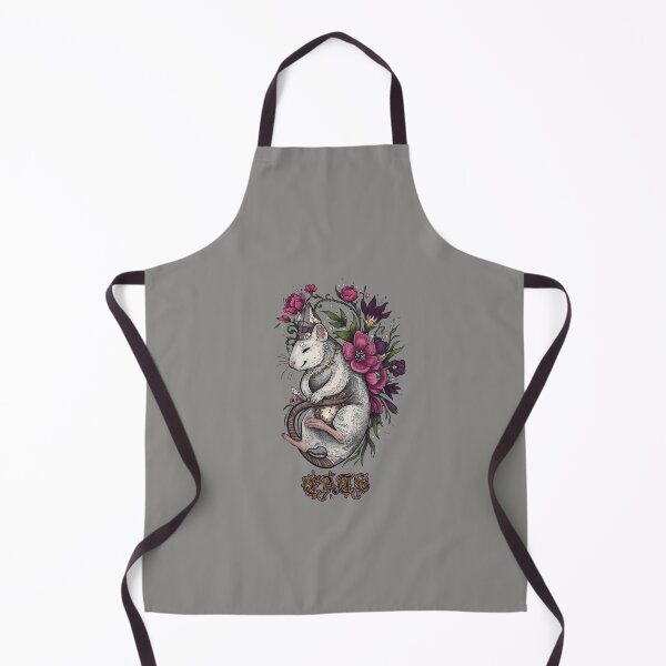 Item preview, Crowned Rat With Pink Blooms Illustration-40 designed and sold by DominiqueBod.