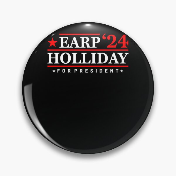 Item preview, Wyatt-Earp--Doc-Holliday-24-For-President-Tombstone-T-Shirt designed and sold by rosolzrblacioo.