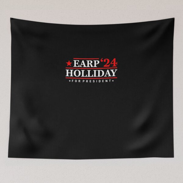 Item preview, Wyatt-Earp--Doc-Holliday-24-For-President-Tombstone-T-Shirt designed and sold by rosolzrblacioo.