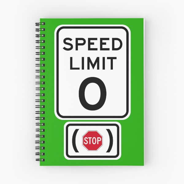 Item preview, Speed Limit 0 MPH (Stop) designed and sold by Karate Octopus.