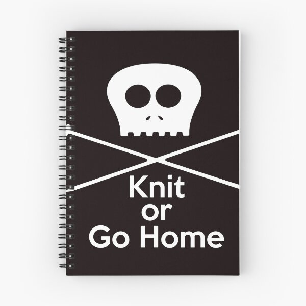 Item preview, Knit or Go Home Skull Needle Craft designed and sold by EL-FASSY.