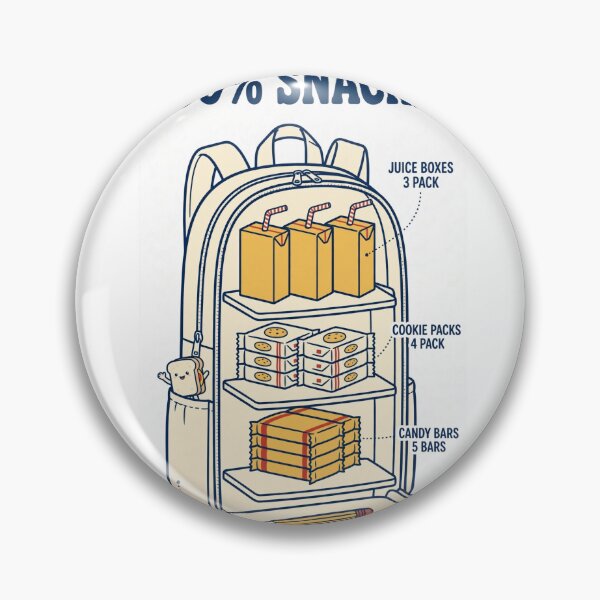 Item preview, Backpack X-Ray 90 Percent Snacks Funny Kids Shirt designed and sold by Hearth & Hue.