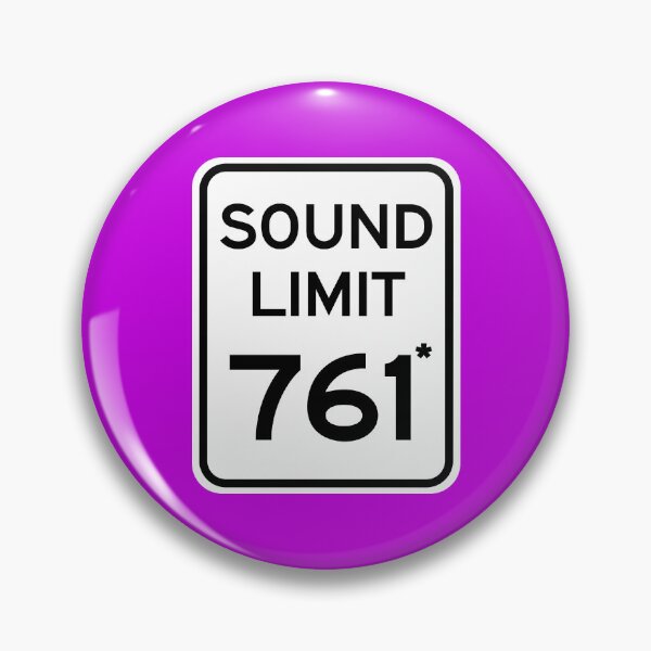 Item preview, Sound Limit 761* Sign designed and sold by Karate Octopus.