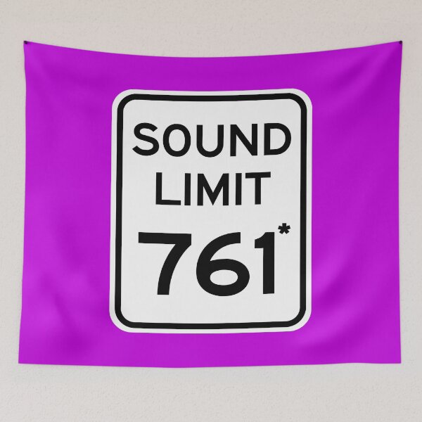 Item preview, Sound Limit 761* Sign designed and sold by Karate Octopus.