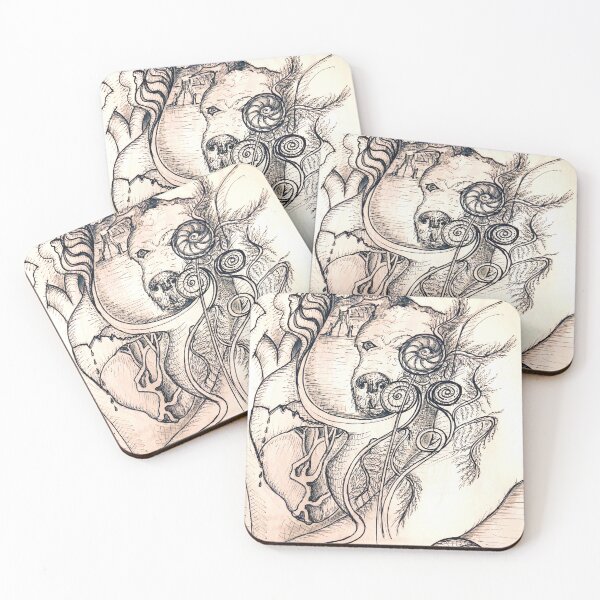 Item preview, Heart Dog Grief Memorial designed and sold by Doodle Mind Journeys.