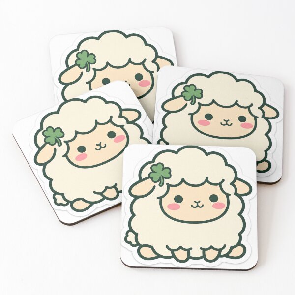 Item preview, Clover Sheep Charm designed and sold by MoodHoardCo.