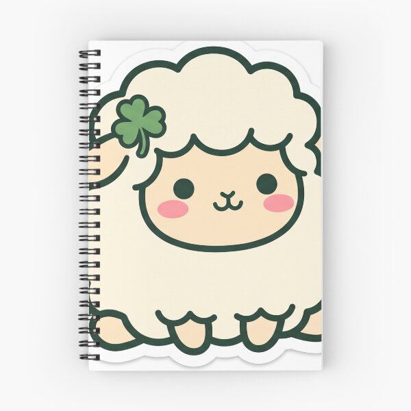 Item preview, Clover Sheep Charm designed and sold by MoodHoardCo.